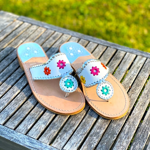 Jack Rogers Shoes - Jack Rogers Navajo Jacks Flat Sandal US 7.0M